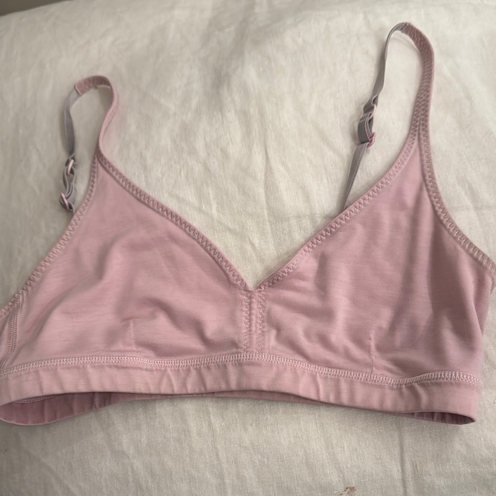 Ivivva Pink Bralette. Size small. Light pink. Cotton